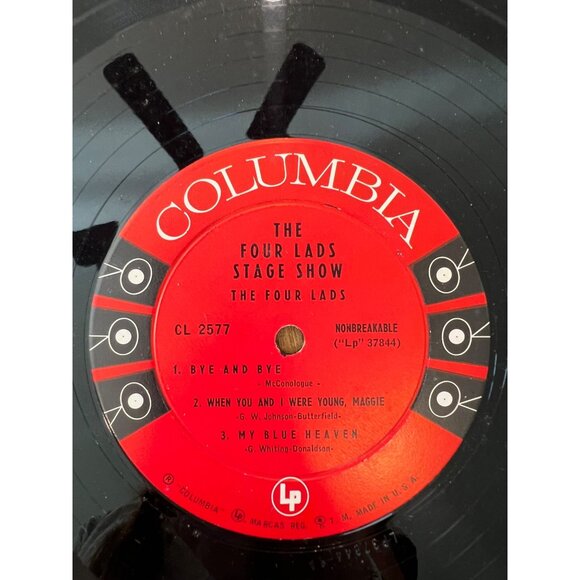 The Four Lads Stage Show Vinyl 10" Record CL 2577 By Joe Mele At The Piano Album - Picture 4 of 5